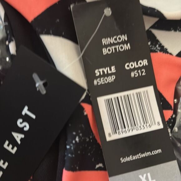 Sole East Rincon Bikini Bottom - Coral Triangle - Sz XL - Picture 3 of 3